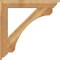 Ekena Millwork Legacy Traditional Rough Sawn Bracket, Western Red Cedar, 4"W x 32"D x 32"H BKT04X32X32LEC01RWR - alternate 3